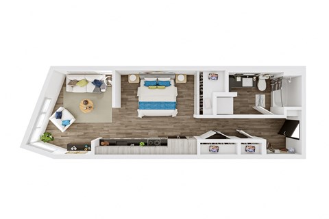 MAINSTAY, Studio, 1 Bath at Marina Square, Washington